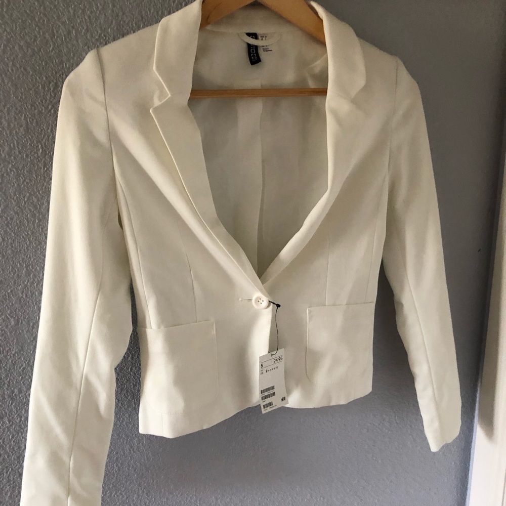 H&M White Blazer